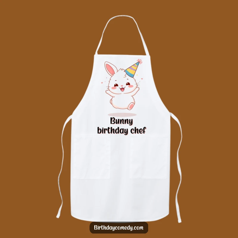 Funny Bunny Party Apron: Chef Character, Stylish and Useful Funny Gift