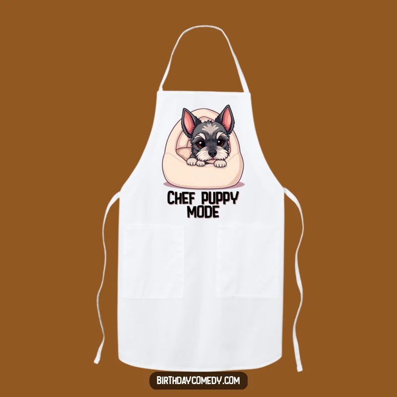 Funny Schnauzer Baker Apron: Cook with Cuteness and Charm