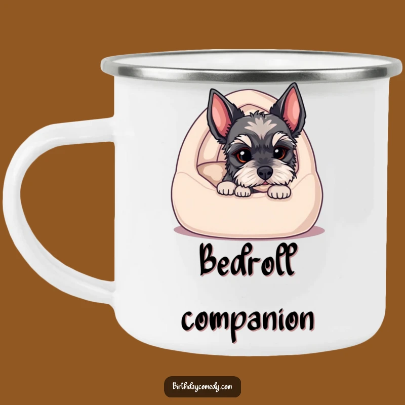 Funny Schnauzer Camp Buddy Mug: Adventure with Adorable Company