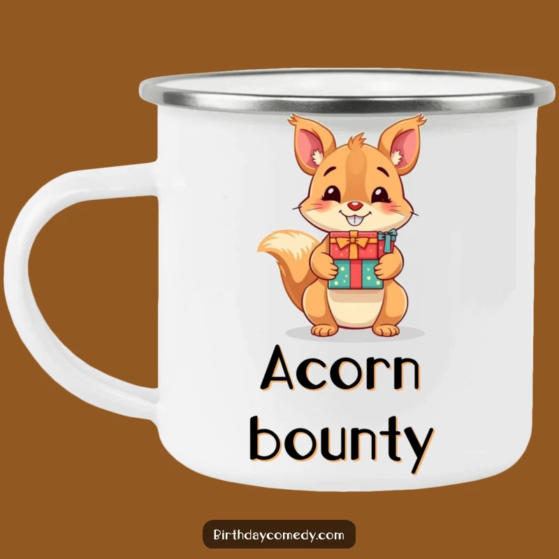 Funny Squirrel Camping Mug: Durable & Humorous Mug for Outdoor Adventures