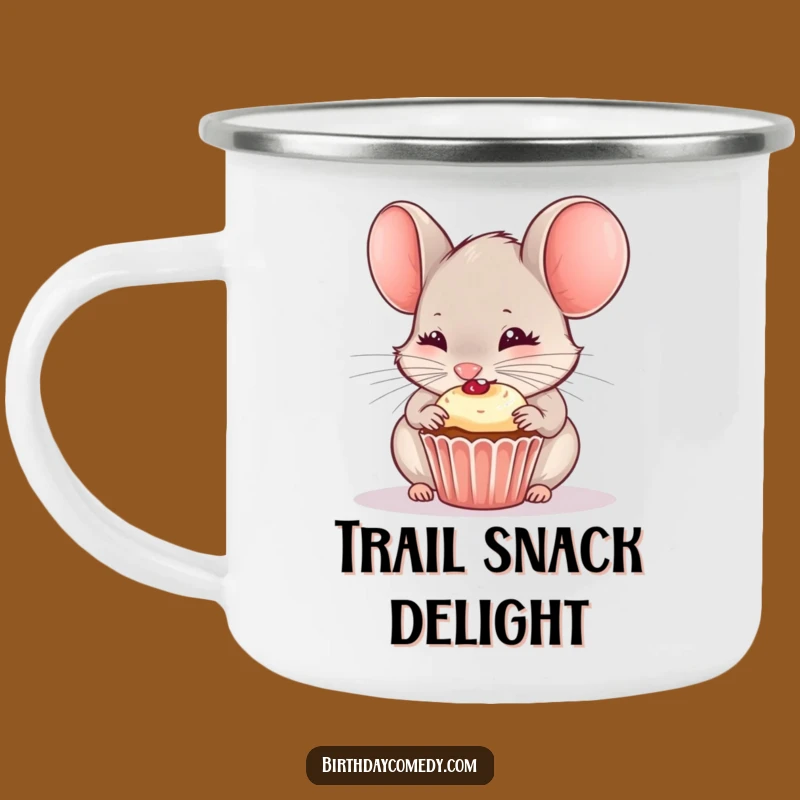 Funny Mouse Camping Mug: Durable & Sweet Mug for Outdoor Treats