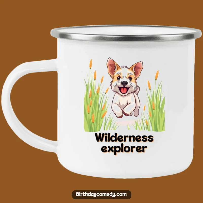 Funny Terrier Camping Mug: Joyful Sips in the Great Outdoors