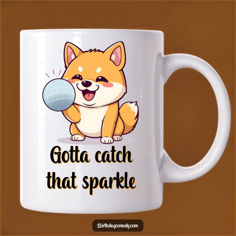 Funny Shiba Inu Disco Fever Mug - Playful Shiba Inu Dance Party Gift