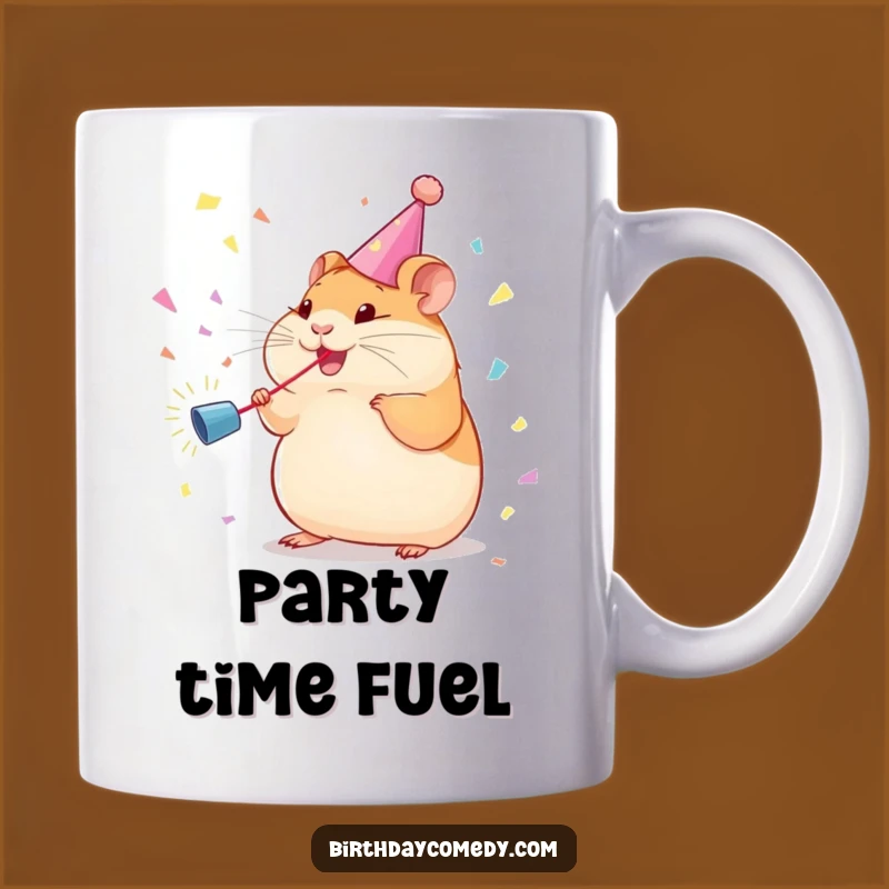Funny Hamster Party Mug: Energetic Hamster, Perfect Funny Gift for Fun Lovers
