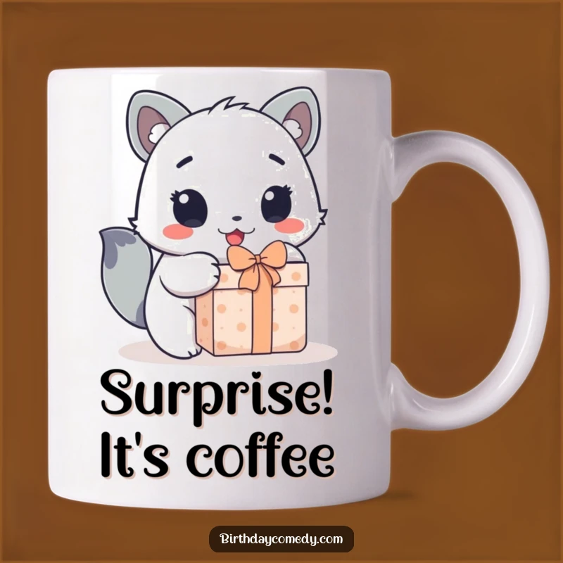 Funny Animal Gift Mug - A Hilarious Surprise for Present Lovers