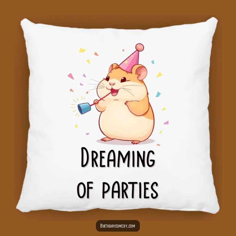 Funny Hamster Pillow: Cozy Party Cushion, Ideal Funny Gift for Comfort