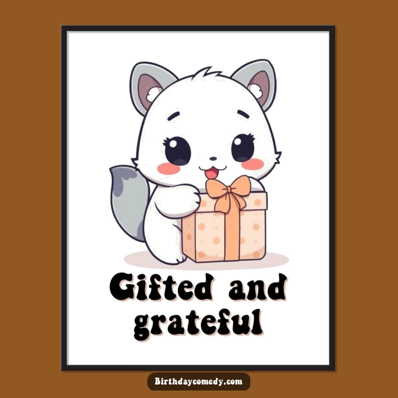 Funny Animal Gift Poster - Decorate Your Space with Anticipation