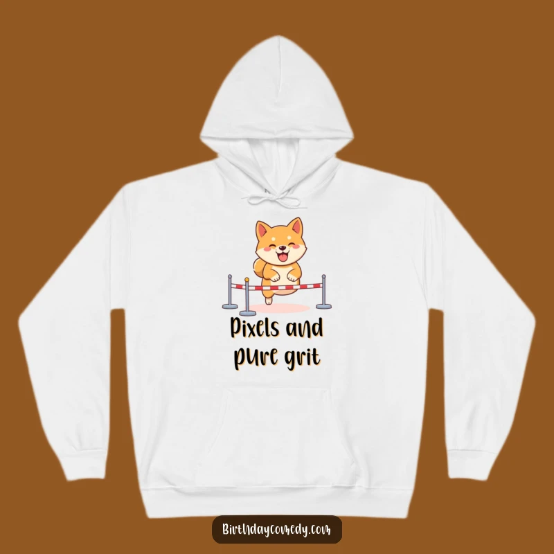 Funny Shiba Inu Gamer Hoodie: Cozy Virtual Course Conqueror Perfect Funny Gift