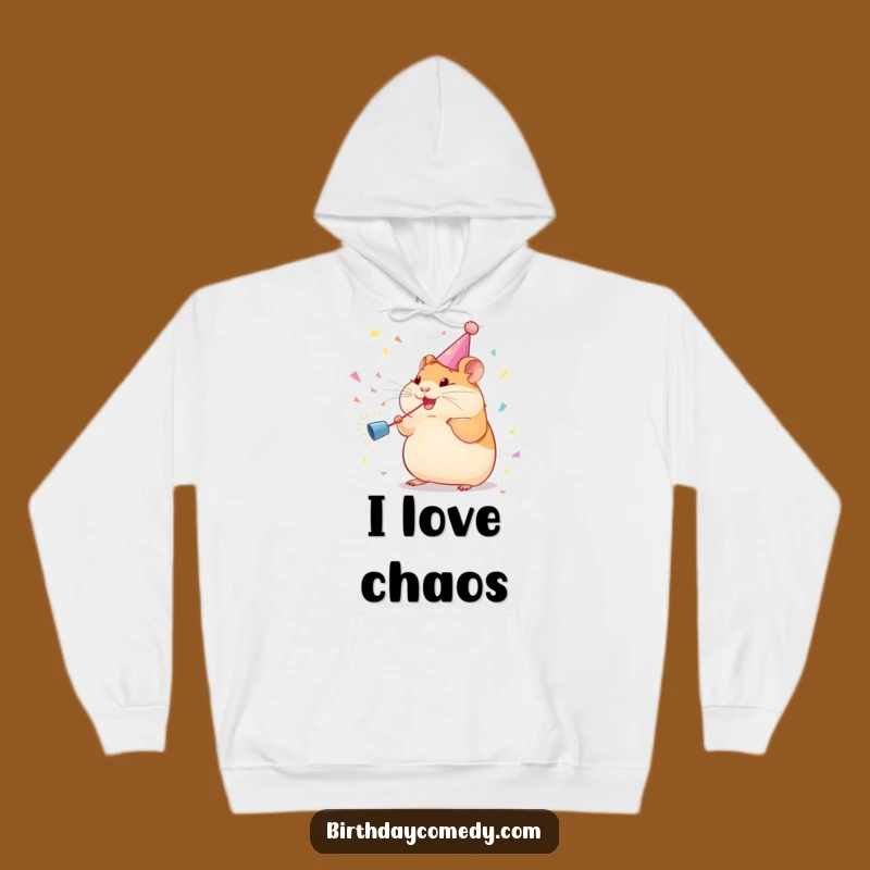 Funny Hamster Hoodie: Cozy Party Vibes, Ideal Funny Gift for Celebrations