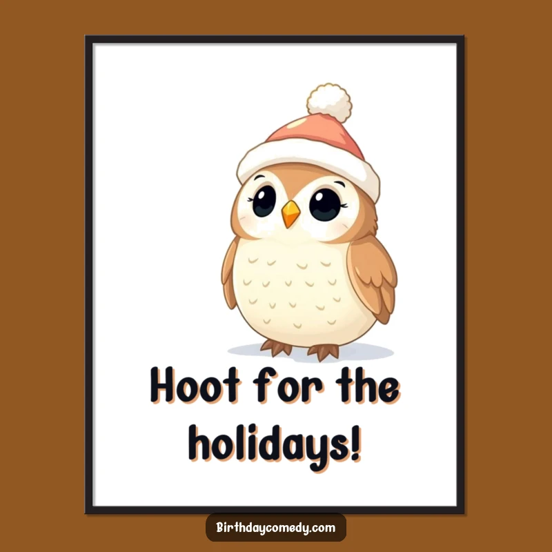 Free Printable Owl Wall Art: Twinkling Lights Download