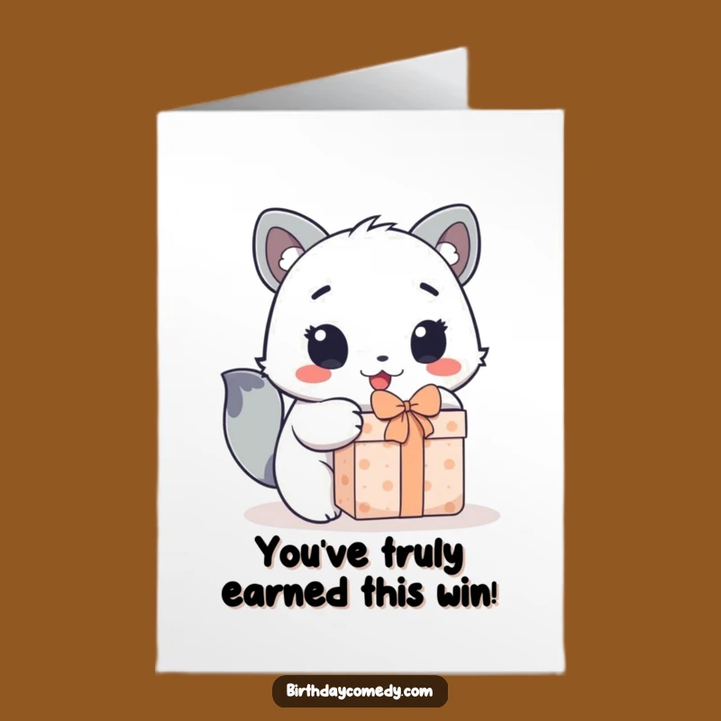 Free Printable Funny Congrats Card: Excited Animal Gift, Downloadable Celebration