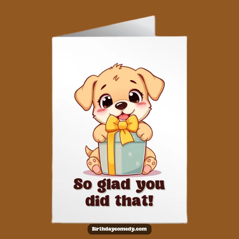 Free Printable Puppy Thank You Card: Adorable Downloadable Gift for Expressing Gratitude