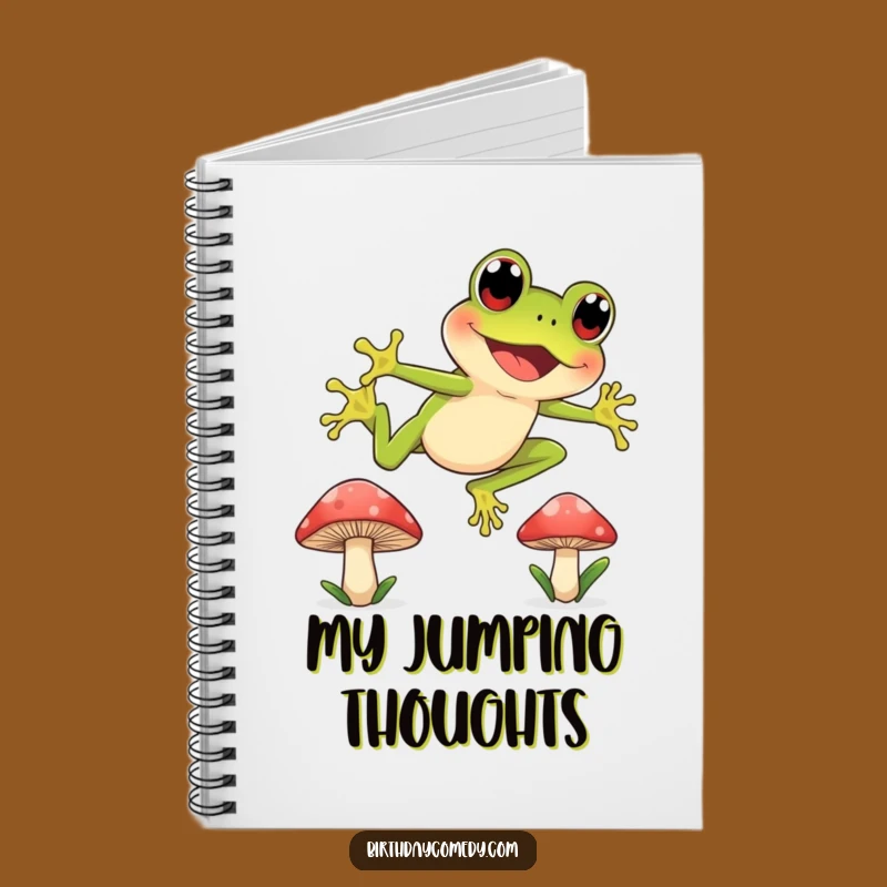 Funny Frog Leap Notebook: Joyful Journal for Energetic Ideas