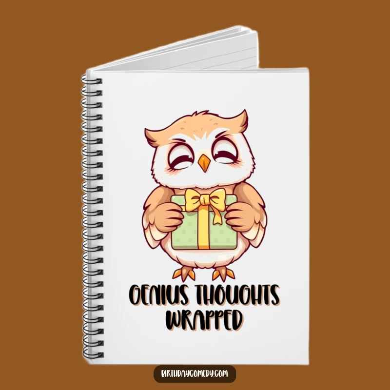 Funny Giggling Owl Gift Notebook: Wise Journaling, Playful Funny Gift