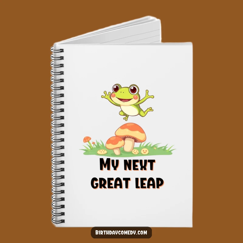 Funny Jumping Frog Notebook: Capture Adventures with Curious Notes