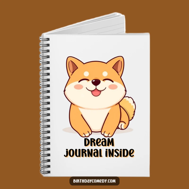 Funny Shiba Inu Relax Notebook - Content Shiba Inu Virtual Belly Rub Journal