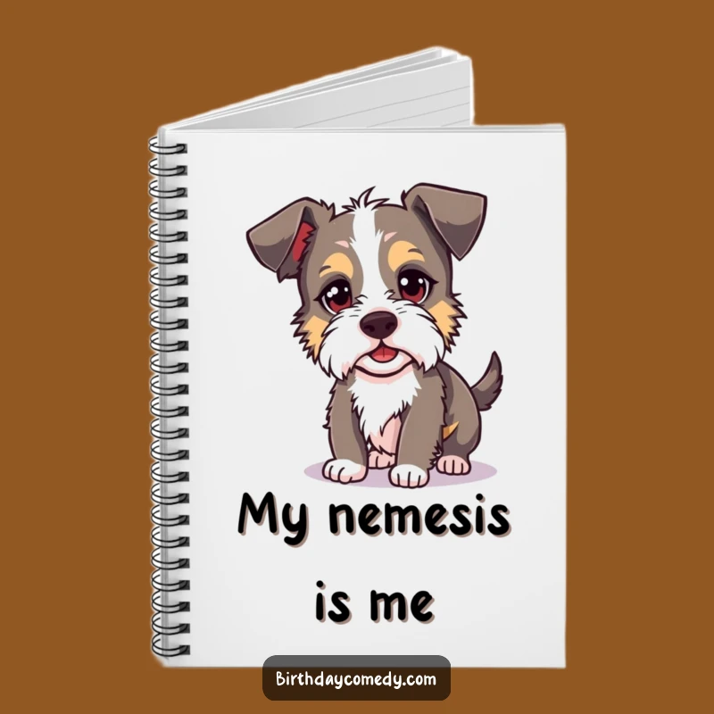 Funny Terrier Notebook: Jot Down Ideas with a Mischievous Dog