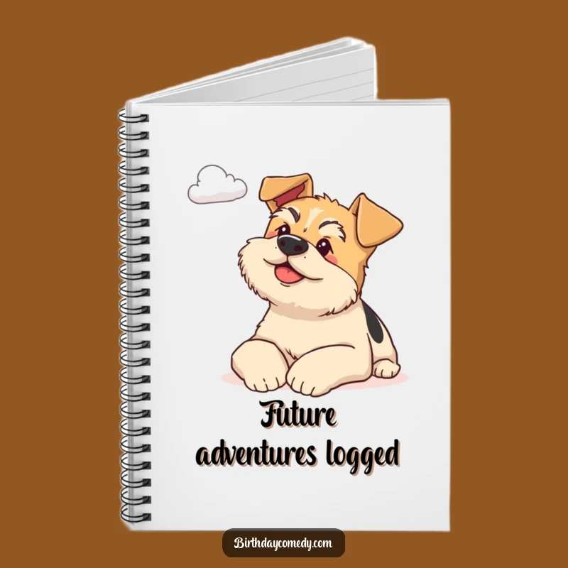 Funny Terrier Notebook: Jot Down Thoughts with a Calm Dog