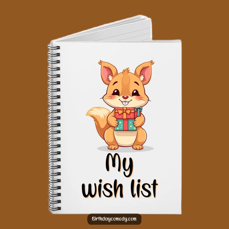 Funny Squirrel Notebook: Playful Journal with Grinning Rodent & Gifts, Great Gift
