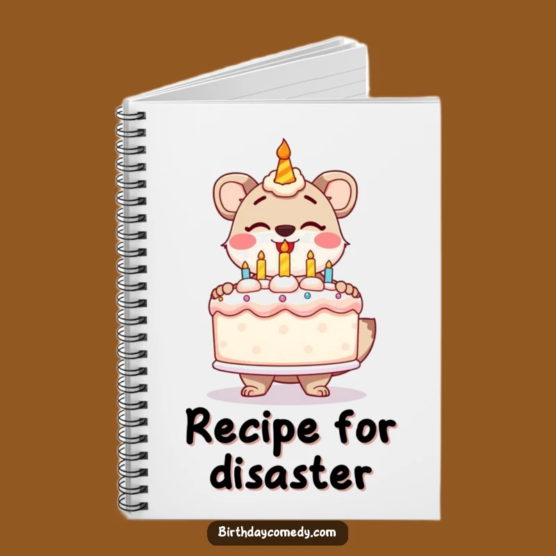 Funny Animal Birthday Cake Notebook - Jot Down Fun Ideas and Memories