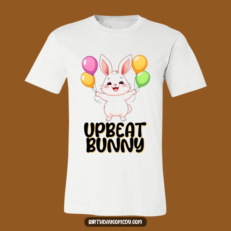 Funny Bunny Balloon T-Shirt: Adorable Bunny Juggling, Great Funny Gift Idea