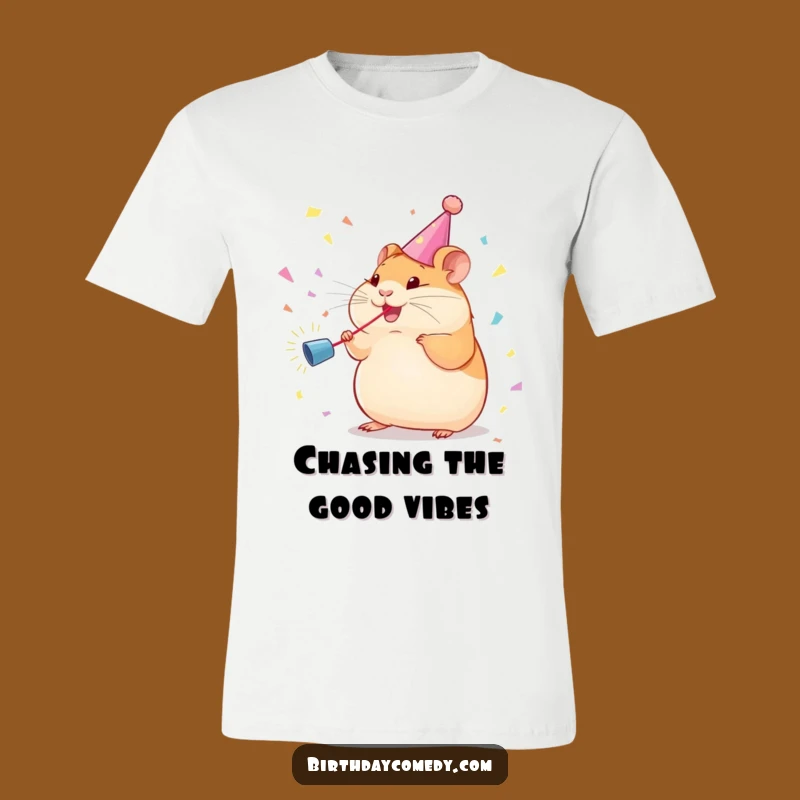 Funny Hamster T-Shirt: Party Animal Design, Perfect Funny Gift for Celebrators