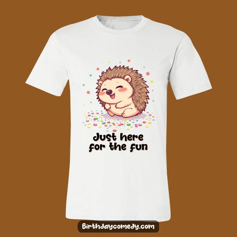 Funny Hedgehog T-Shirt: Roll Through Life with Giggles!