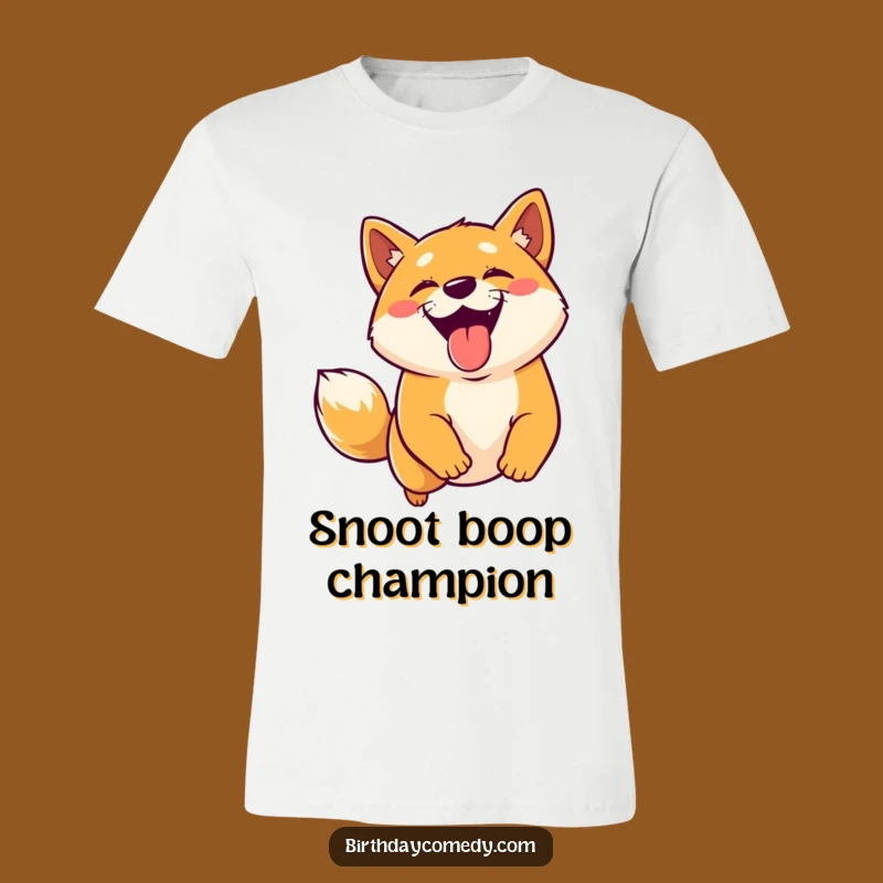 Funny Shiba Inu Virtual Treat T-Shirt - Comical Doggo Tee