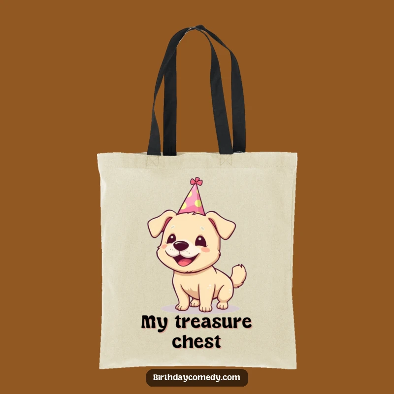 Funny Dog Tote Bag - Silly Party Wag for Essential Carrying Needs