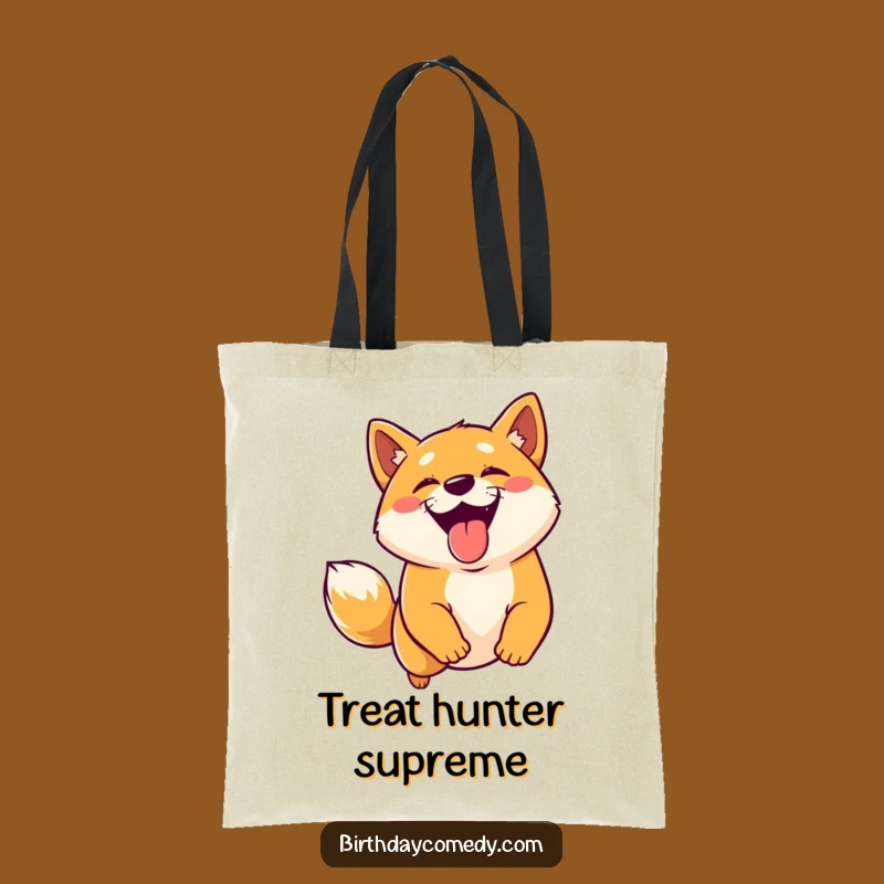 Funny Shiba Inu Virtual Treat Tote Bag - Carry Your Dog Lover Style